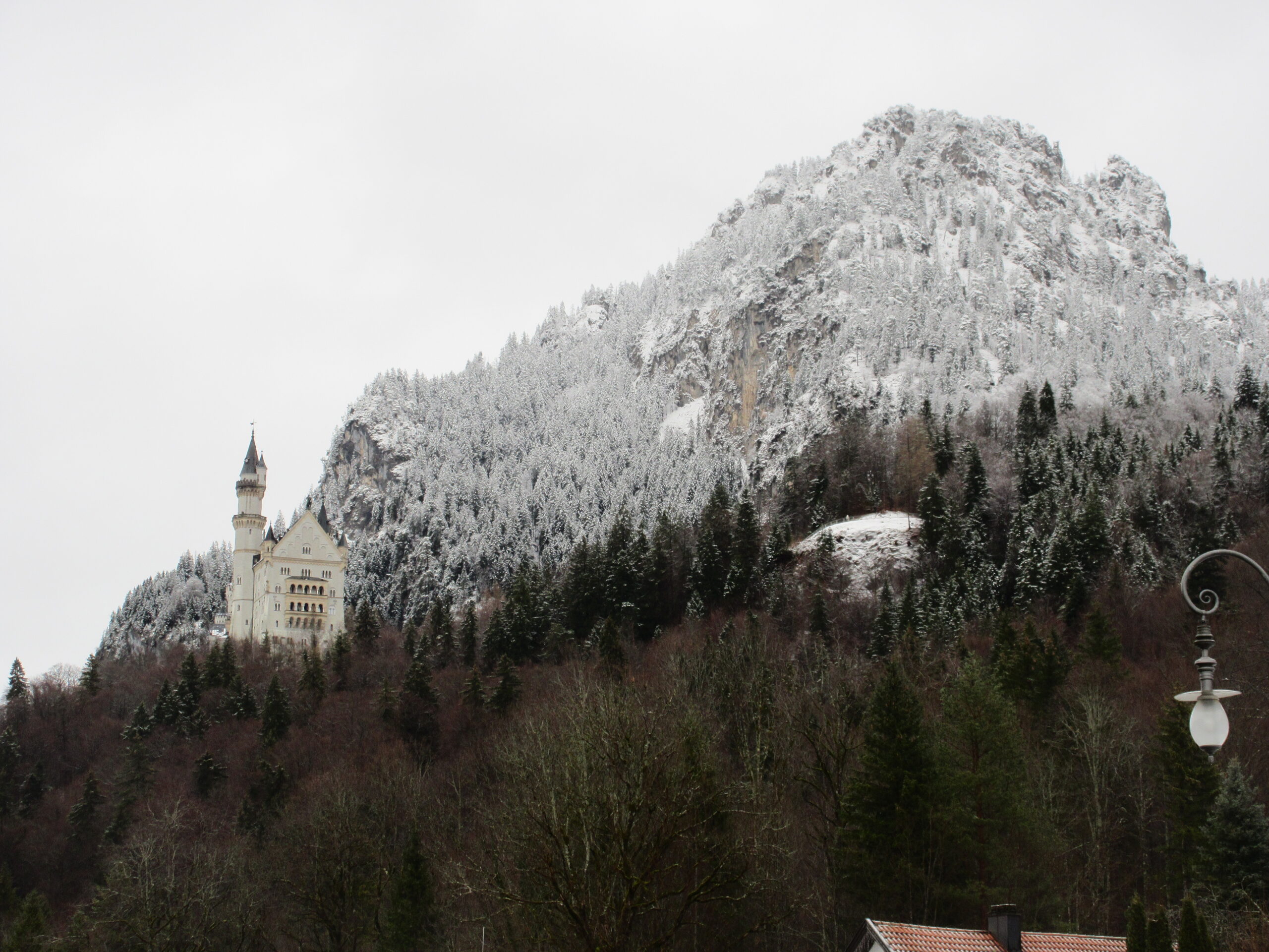 Snow, Castles, German Alps